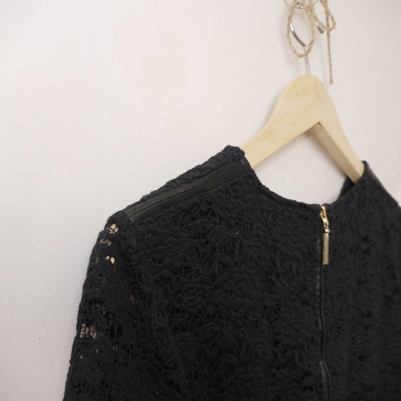 Juicy Couture Lace Floral Black Dress Size M - Picture 9 of 12